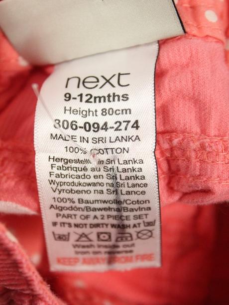 Dievčenské kraťasy s pančuškami, next 9-12 mes. a, next,80