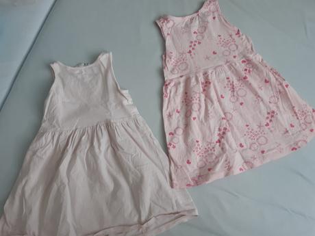 Šaty 98/104 -2 kusy, h&m,98