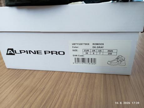 Treková obuv, alpine pro,38
