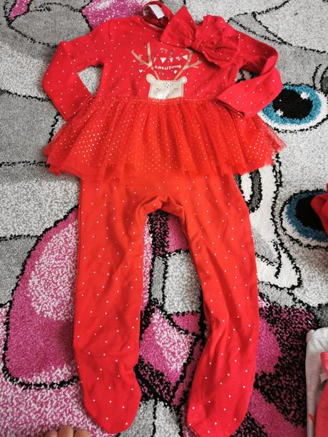 Vianočné dupačky 12-18mesiacov, 86