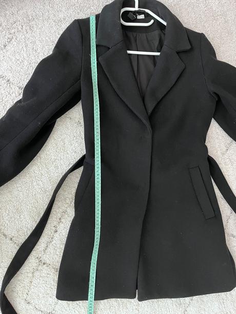 Kabát s obsahom vlny, h&m,s