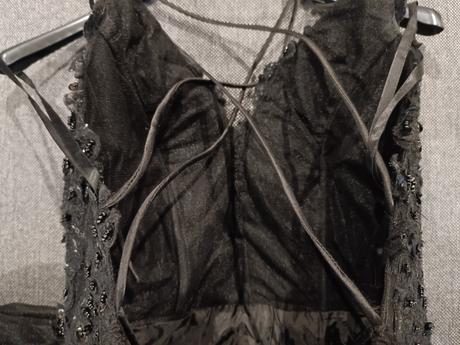 Nové plesové šaty m čierne, m