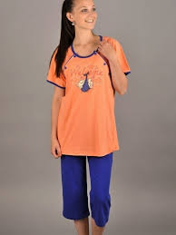 Materské pyžamko krátke, vienetta secret,l / m / s / xl