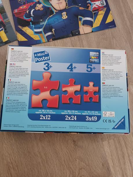 Puzzle požiarnik sam,