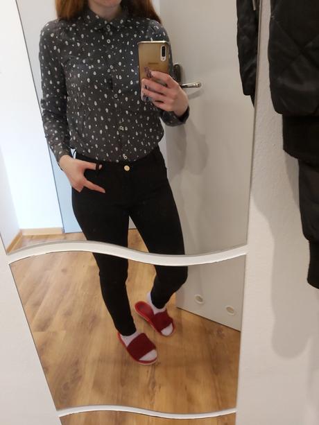 Košeľa s lebkami., h&m,158