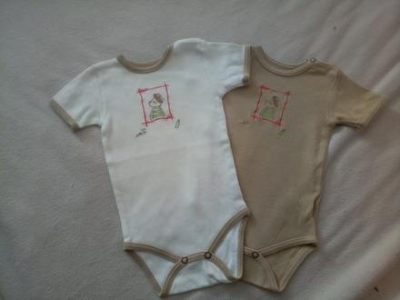 Krasne a kvalitne bodynka 2-pack, 74