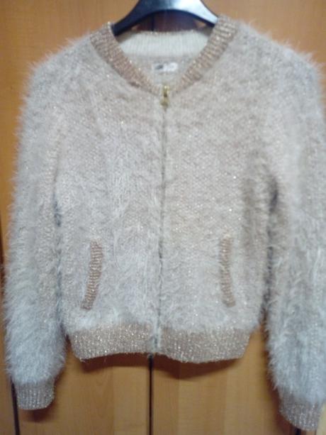 Chlpaté mikiny, kardigan veľ. 128-134, 128