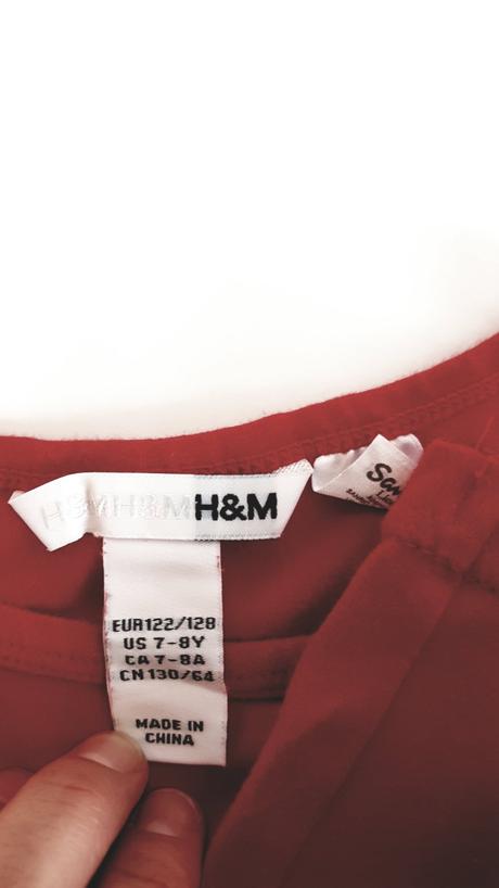 Tričká hello kitty  v.122-128, h&m,122