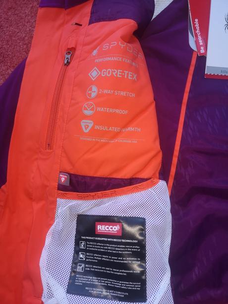 Spyder dámska gore-tex zimná bunda veľkosť l, l