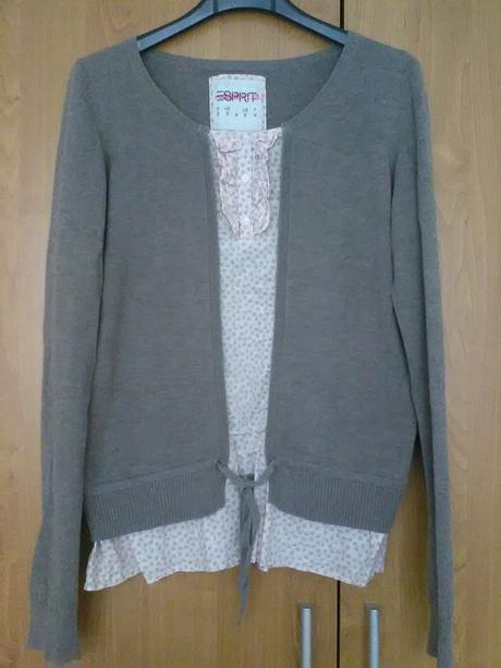 Pulover 2-oj vrstvoveho vzhľadu, esprit,s