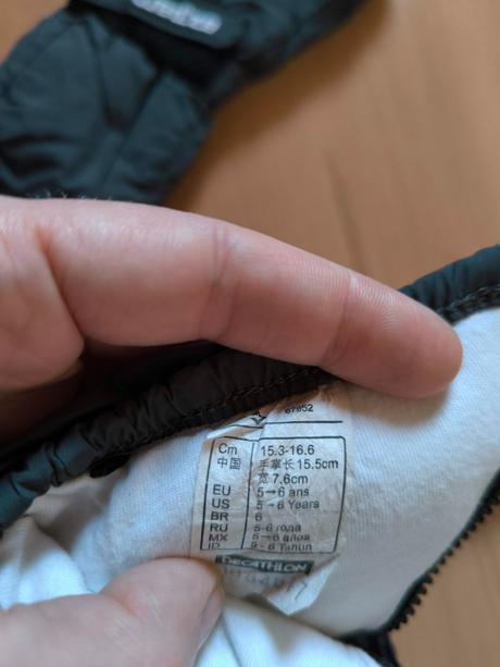 Rukavice do snehu, wedze,122