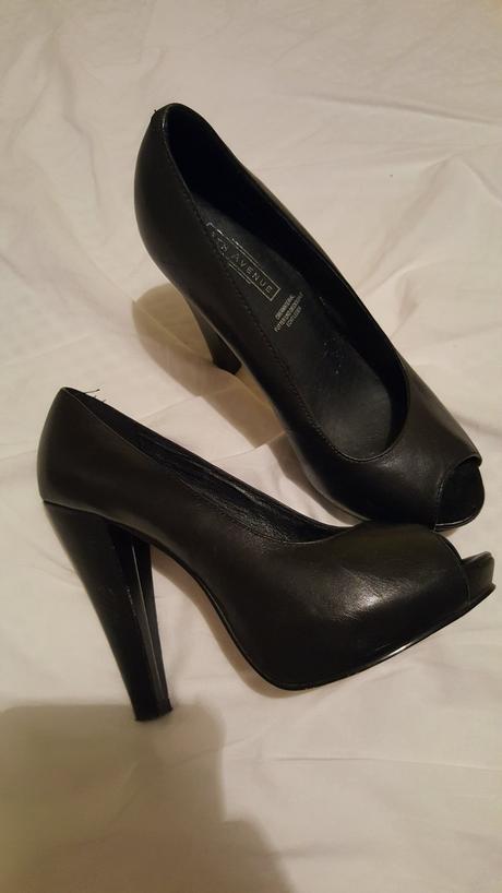 Kožené lodicky, deichmann,36