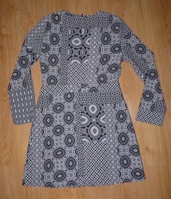 Čiernobiele šaty, zara,s