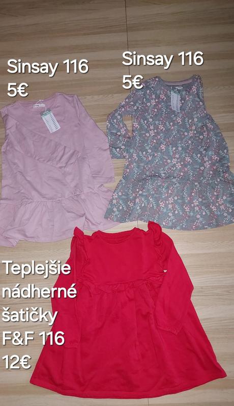 Šaty 116, sinsay,116