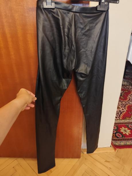 Koženkové legíny zara, zara,164