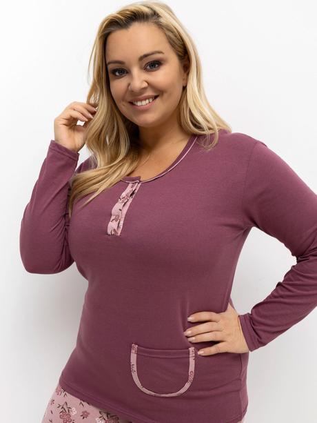 Dámske bavlnené pyžamo pre moletky, 4xl / xl / xxl / xxxl