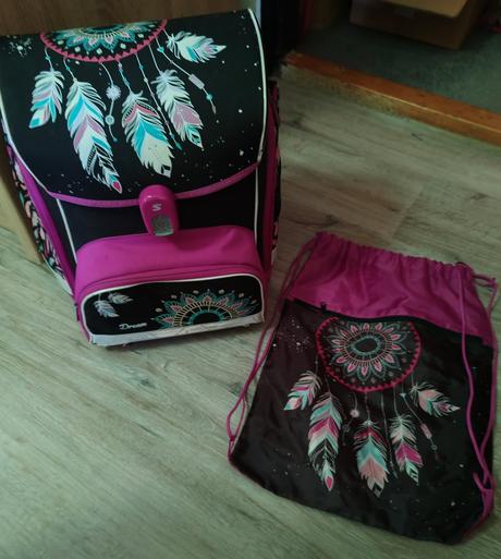 Školská anatomická aktovka stil mandala, 