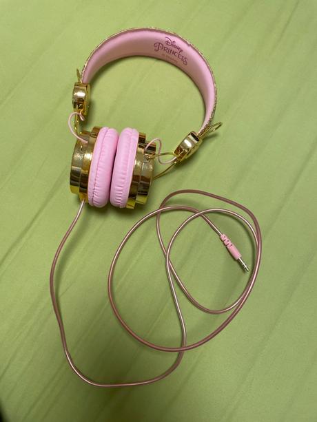 Sluchatka, ruzovo zlate, h&m, princess disney, 