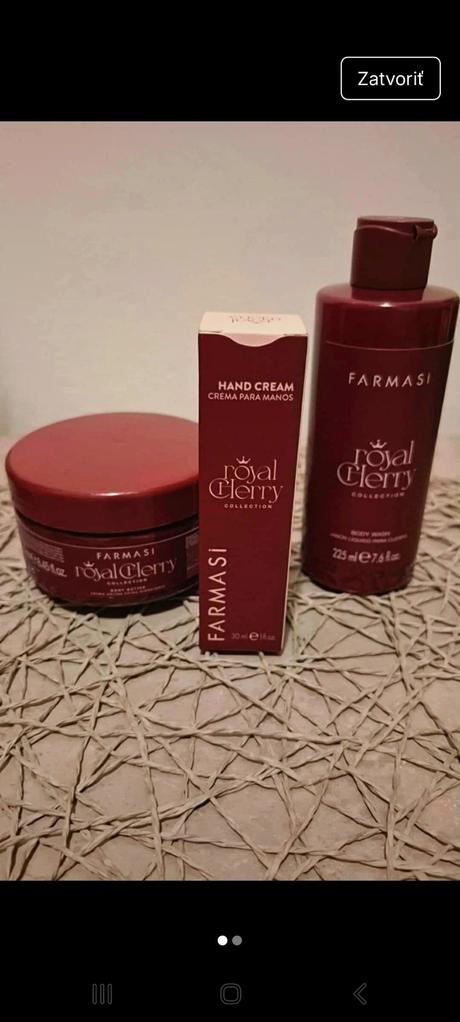 Royal cherry línia farmasi...sada, 