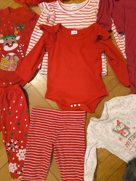 Vianočné oblečenie veľkosť 74, 68–80