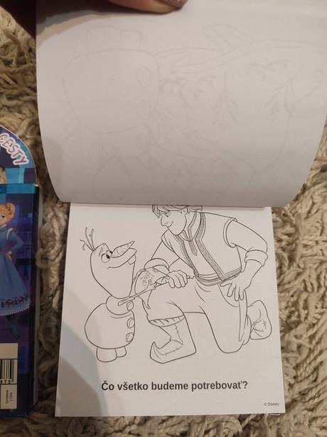 Frozen omaľovánka, 