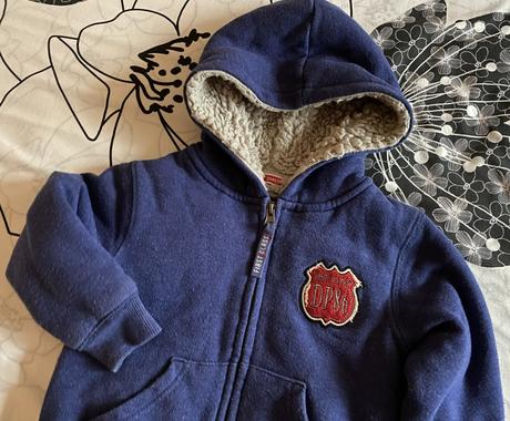 Teplá mikina s kapuckou zn. dpam first clas v. 98, 98