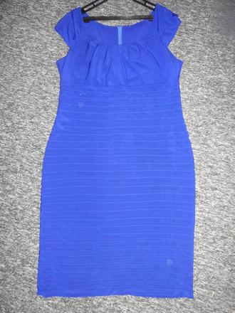 Kráľovsky modré spoločenské šaty, 46