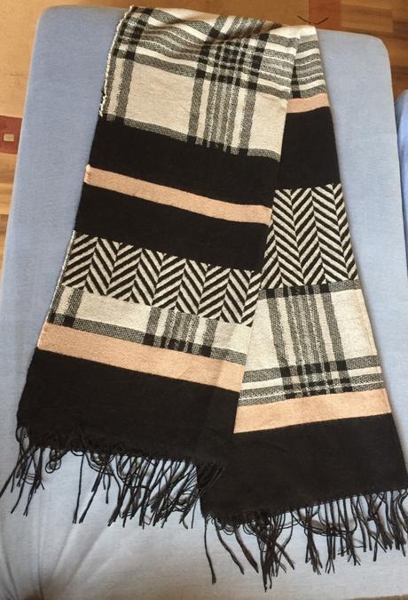 Veľký dámsky šál so strapcami h&m, h&m,xxl