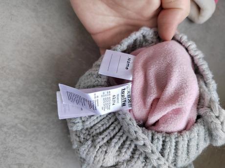 Čiapka zimná ruž.-šedá - lupilu, lupilu,40