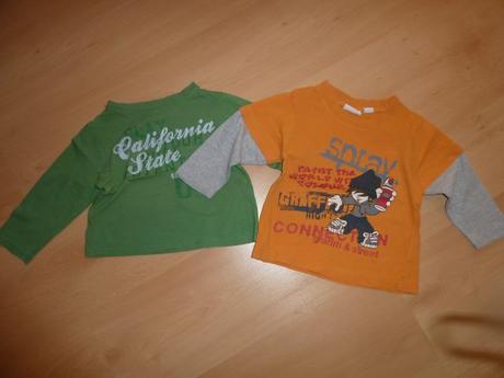 2x tricko s dlhym rukavom, palomino,86