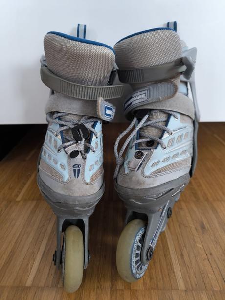 Kvalitné kolieskové rozťahovacie korčule rollerbla, rollerblade,32