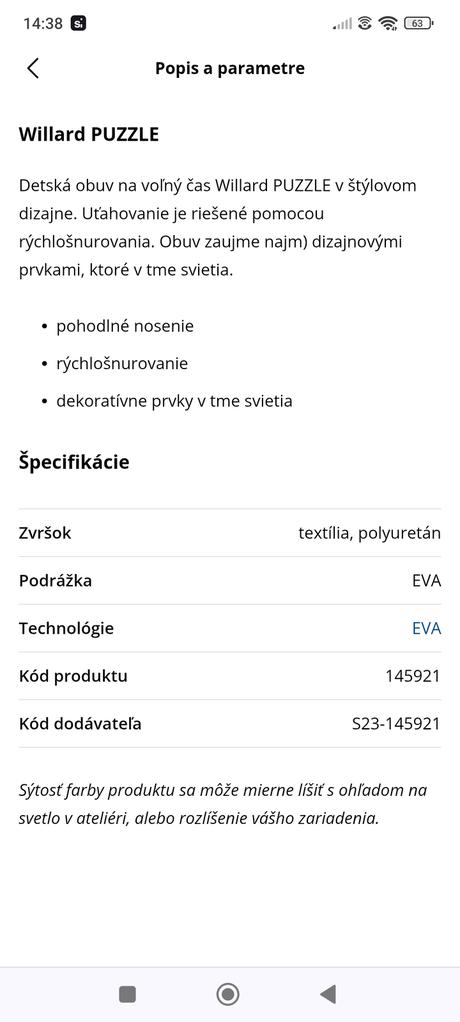 Tenisky willard 29 -reflexne, 29
