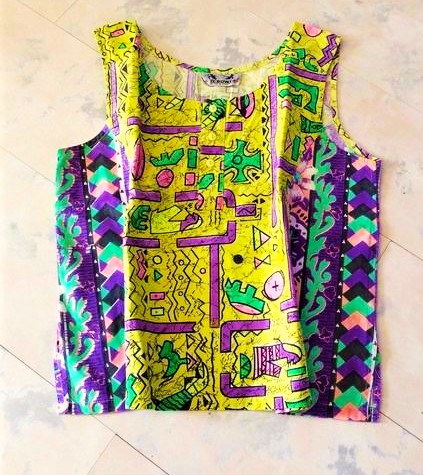 Plátenný crop top č m/l, l