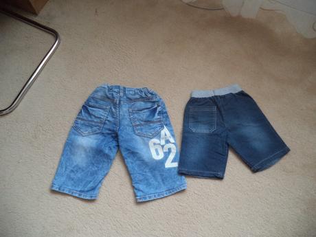 2 riflové kraťasy 116, japitex,116