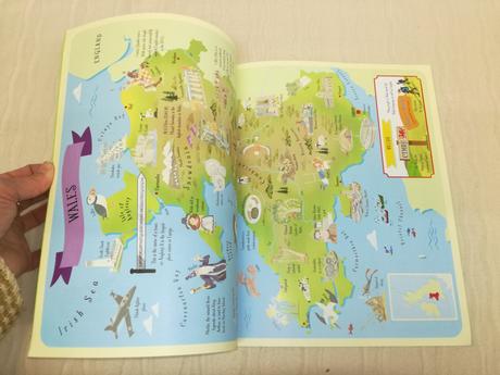 Usborne sticker picture atlas great britain su19, 