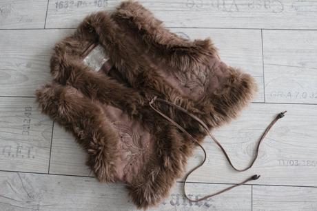 Vestička s kožušinkou, orsay,xs