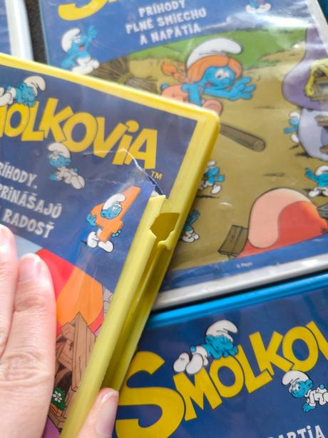 Dvd šmolkovia + puzzle, 
