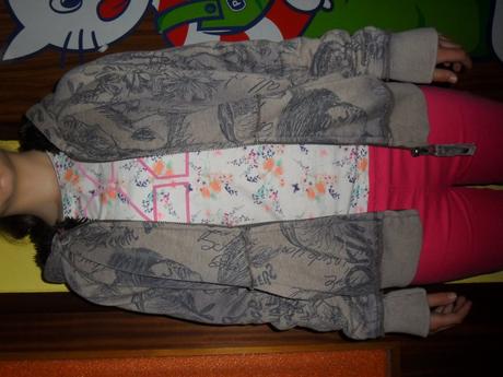 Bundo-mikina desigual, desigual,s