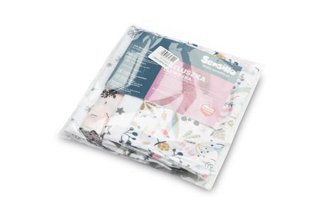 Sensillo plienočka mušelínova ružové 35x35cm, 4ks,