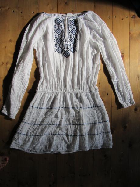 Bavlnené šatičky s výšivkou, m