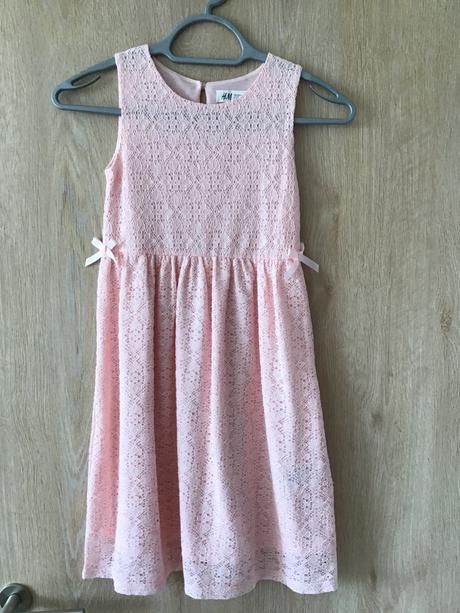 Čikované šaty 134/140, h&m,134