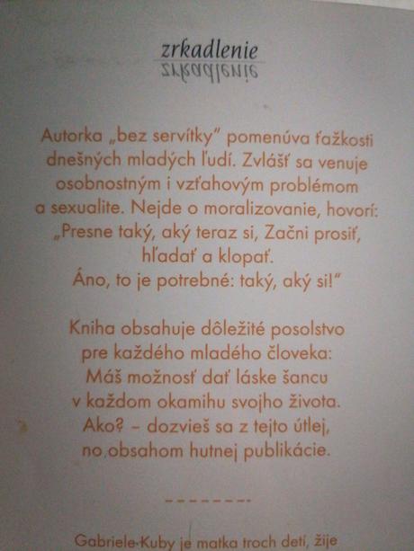 Kniha daj láske šancu, 