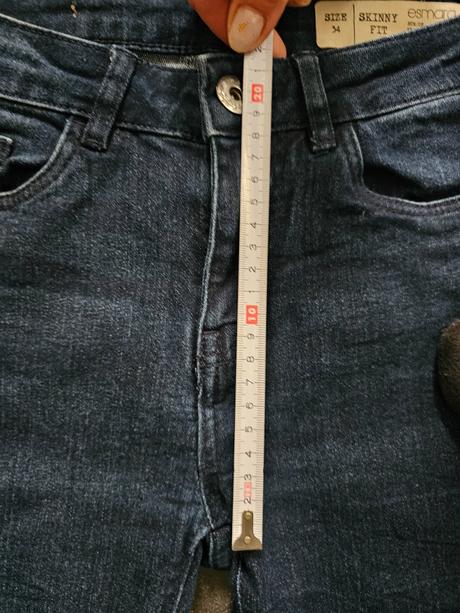 Úzke skinny elastické rifle, esmara,xs