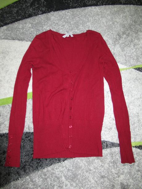 Bordový svetrík, clockhouse,l