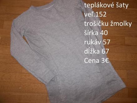 Mikinkové šaty, 152