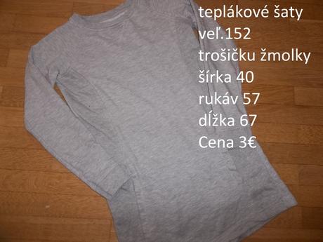 Mikinkové šaty, 152