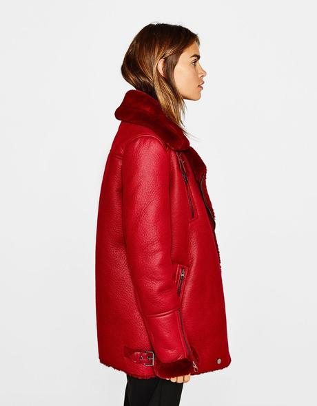 Krásna kožušinková bunda značky bershka, bershka,s