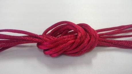 Saténová šnúrka červená 2,5 mm, 