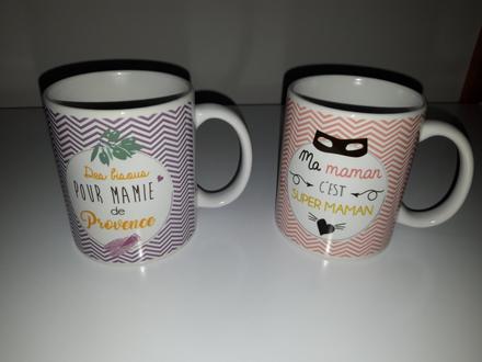 Šálky z francúzka,