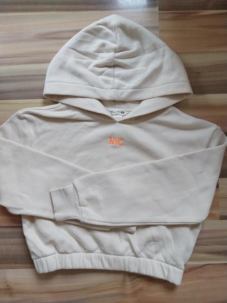 Mikina-crop top 134/140, h&m,134